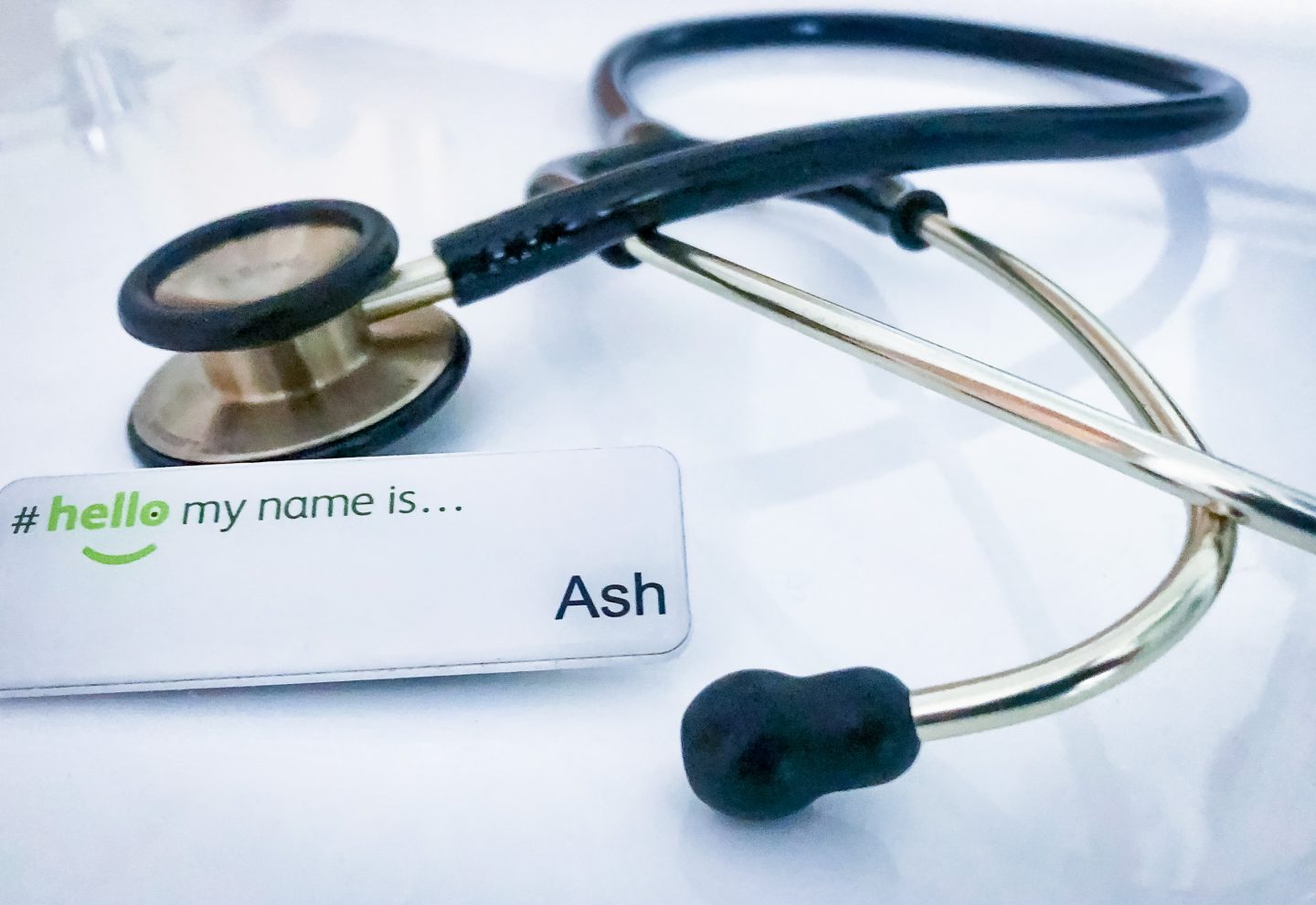 Hello my name is Ash badge